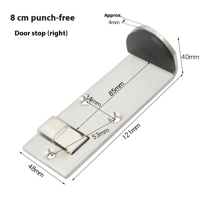Fast Food Restaurant Door Stop Locator Stainless Steel Door Stop - Bellarte Enchanté Fast Food Restaurant Door Stop Locator Stainless Steel Door Stop